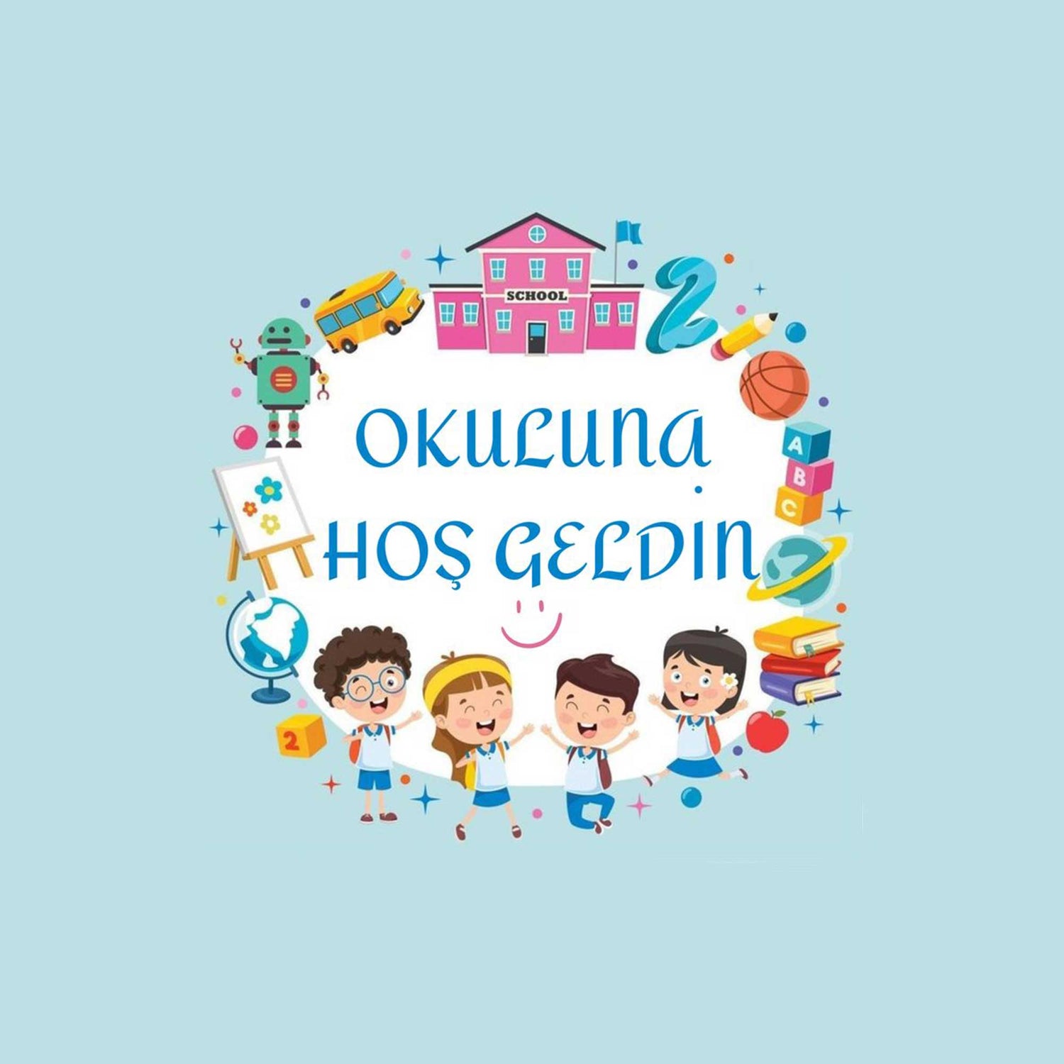 Okula Hoşgeldin Tişörtler