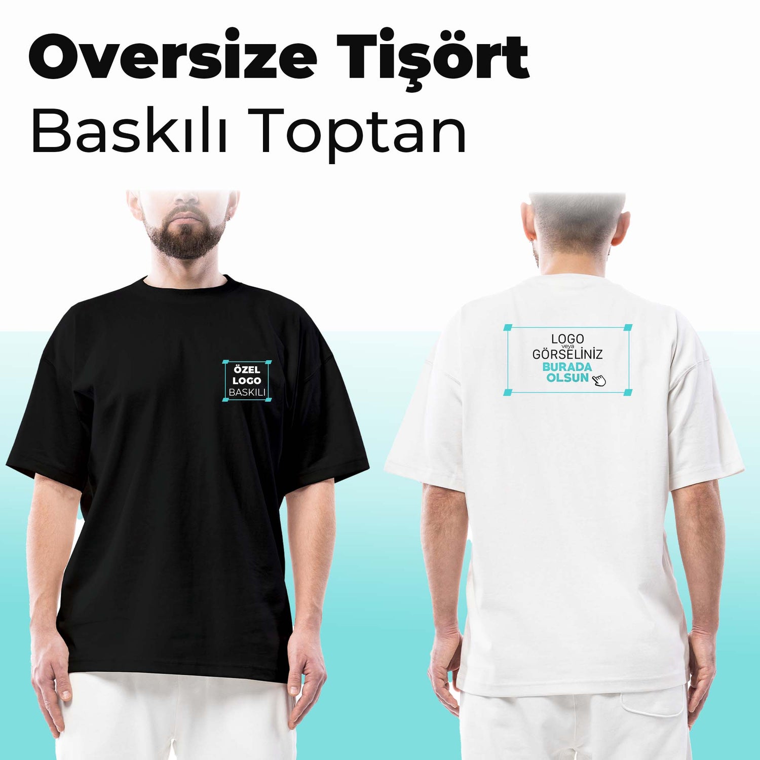 Logo Baskılı Oversize