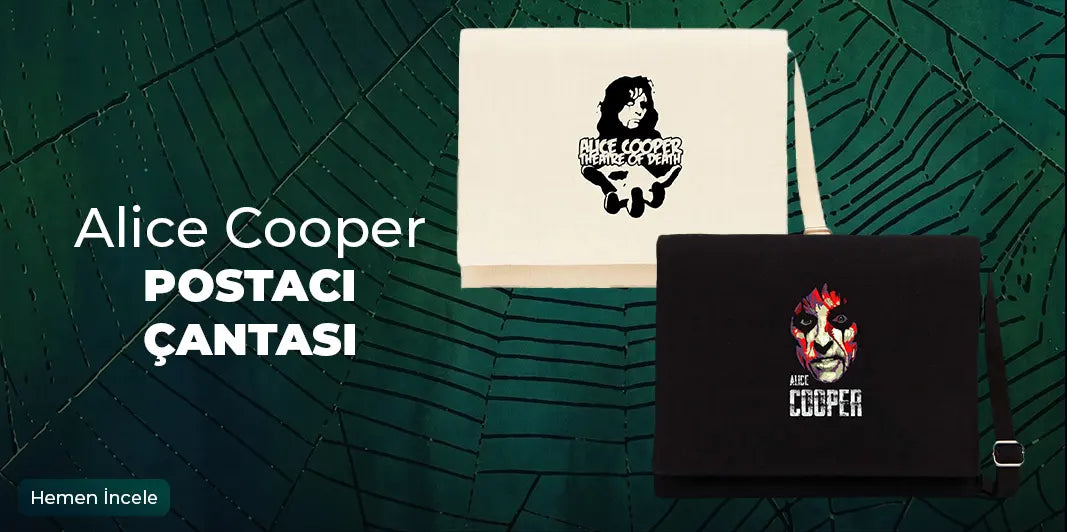 Alice Cooper Postacı Çantası