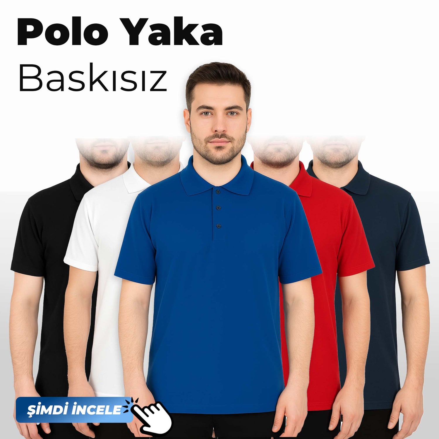 Polo Yaka Baskısız