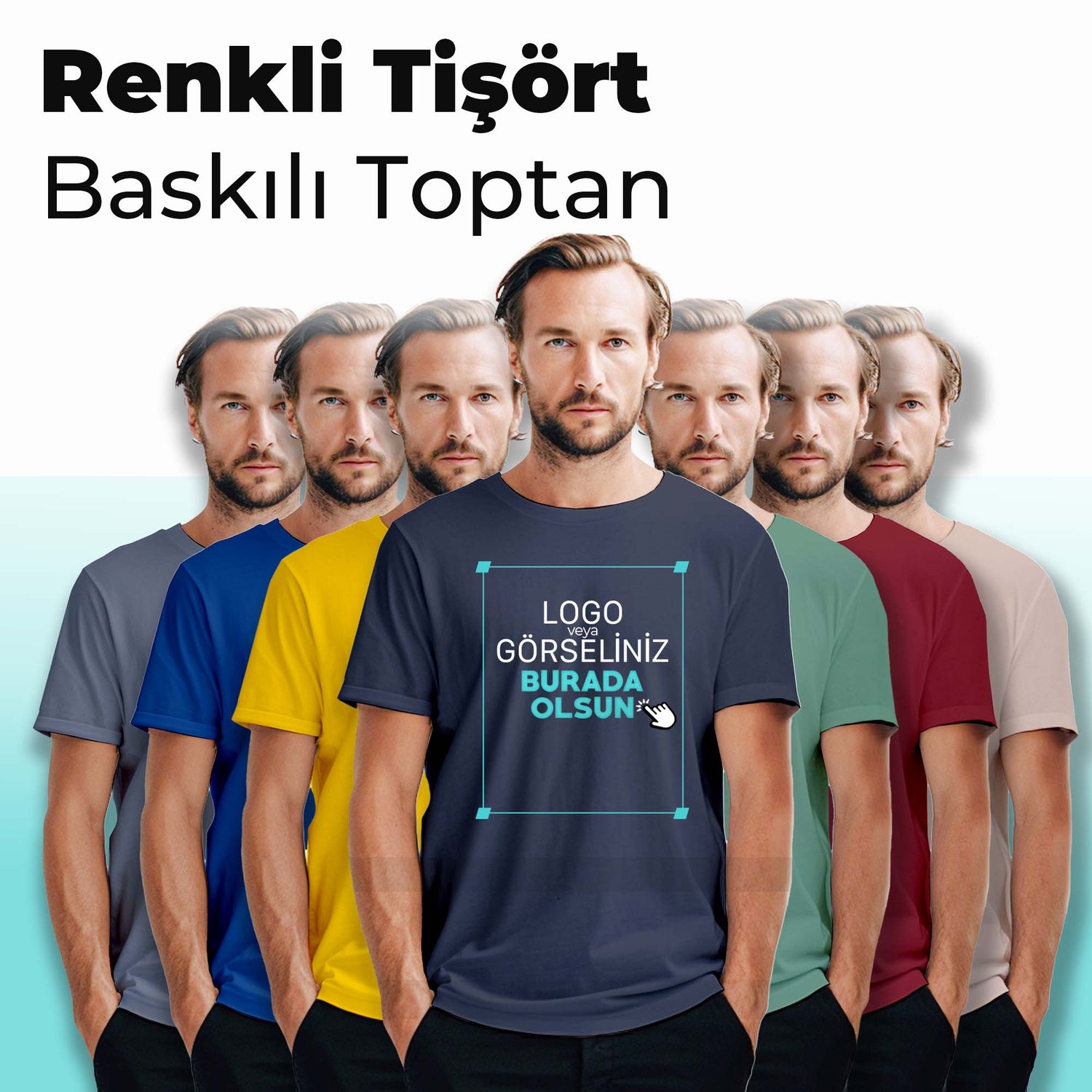 Renkli Tişört Toptan