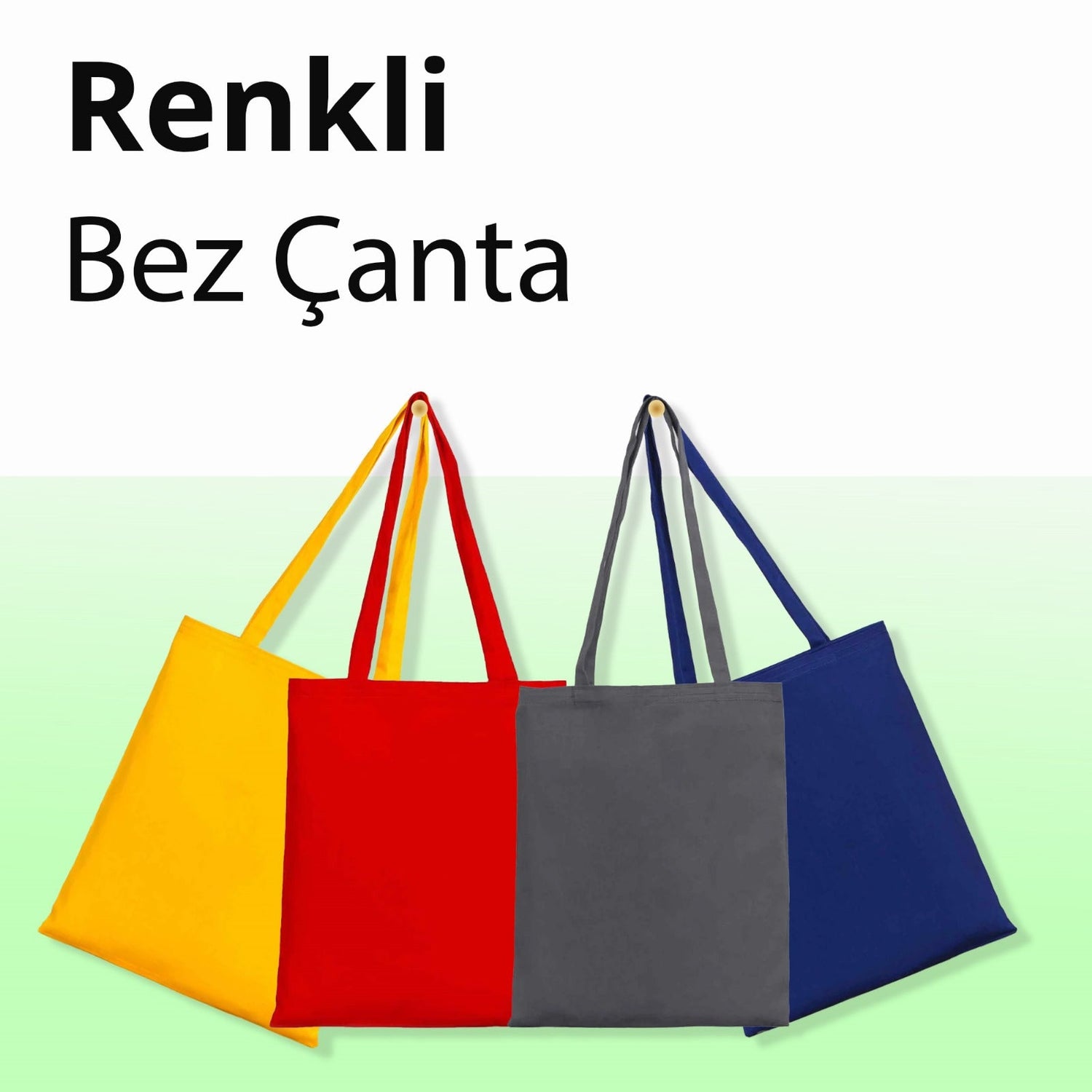 Renkli Bez Çanta