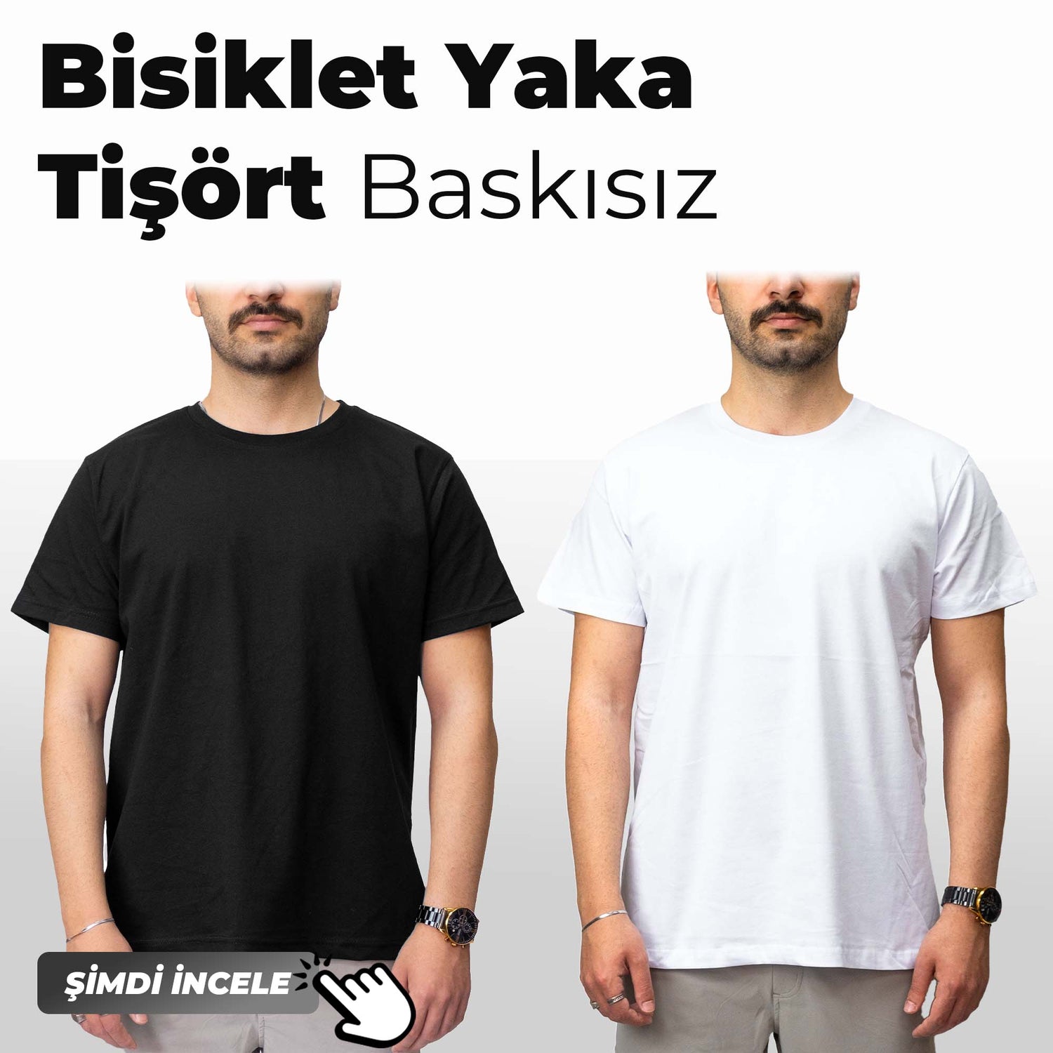 Yuvarlak Yaka Tişört