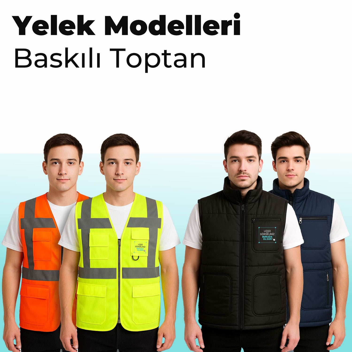 Yelek Baskılı Toptan