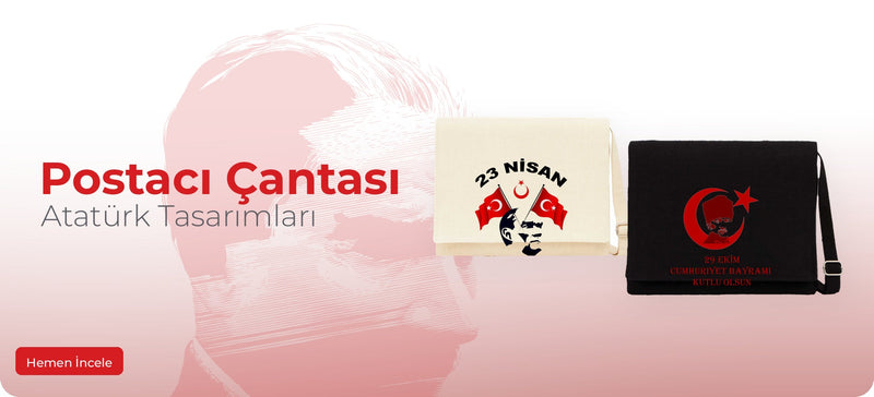 Atatürk Postacı Çantası - Zepplin Giyim