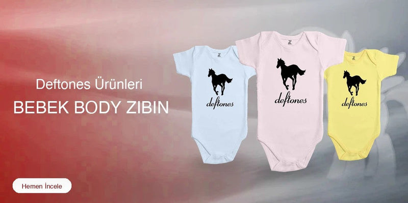 Deftones Bebek Body Zıbın