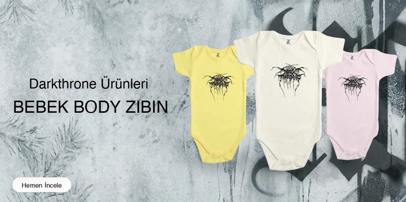 Darkthrone Bebek Body Zıbın kapak