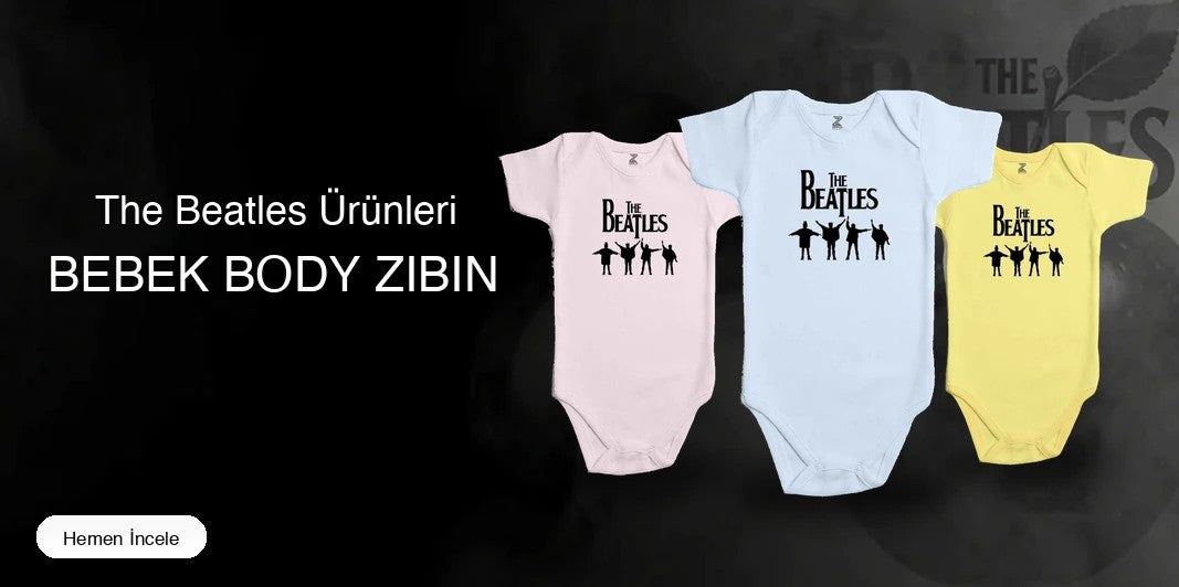 The Beatles Bebek Body Zıbın kapak