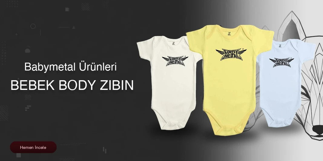 Babymetal Bebek Body Zıbın kapak