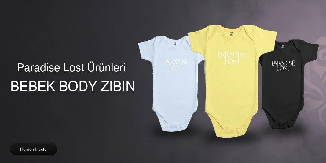 Paradise Lost Bebek Body Zıbın kapak