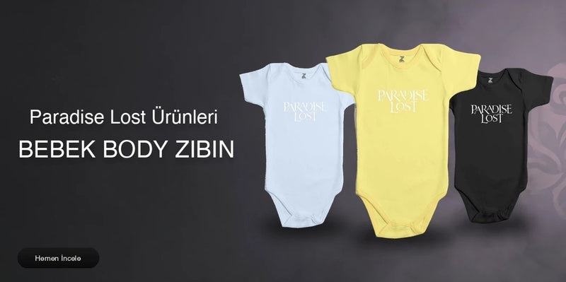 Paradise Lost Bebek Body Zıbın