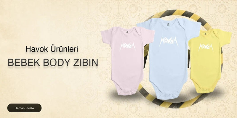Havok Bebek Body Zıbın