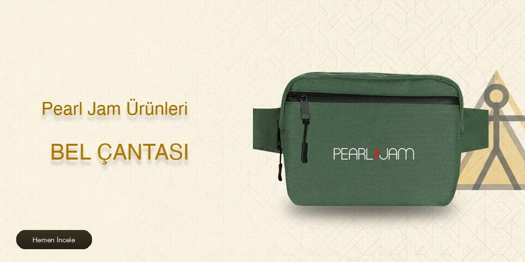 Pearl Jam Bel Çantası kapak