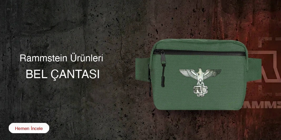 Rammstein Bel Çantası kapak