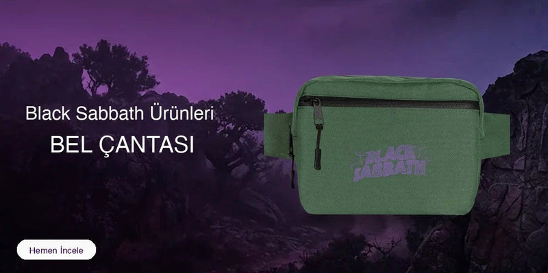 Black Sabbath Bel Çantası kapak