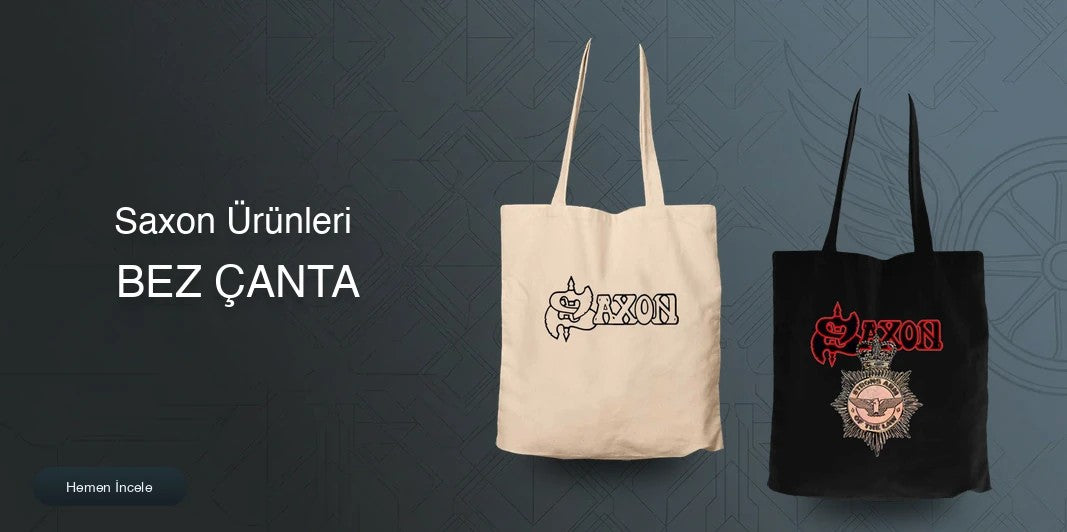 Saxon Fermuarlı Bez Çanta kapak