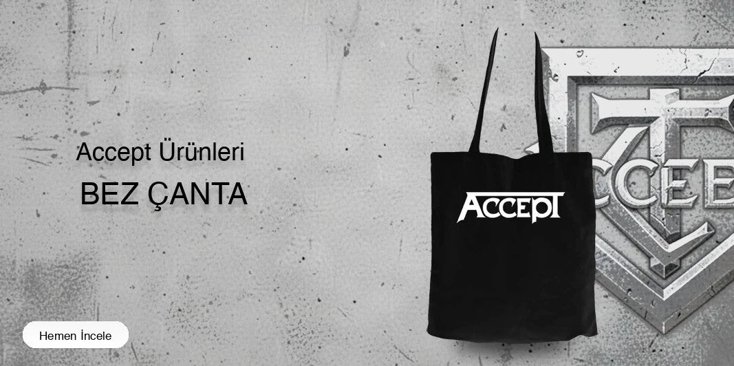 Accept Fermuarlı Bez Çanta kapak
