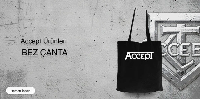 Accept Fermuarlı Bez Çanta kapak