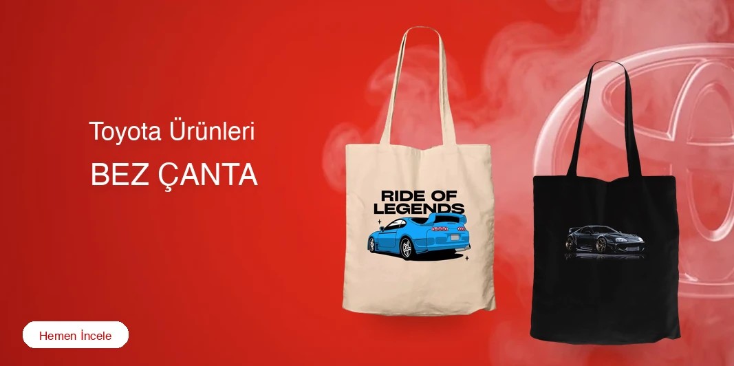 Toyota Fermuarlı Bez Çanta kapak