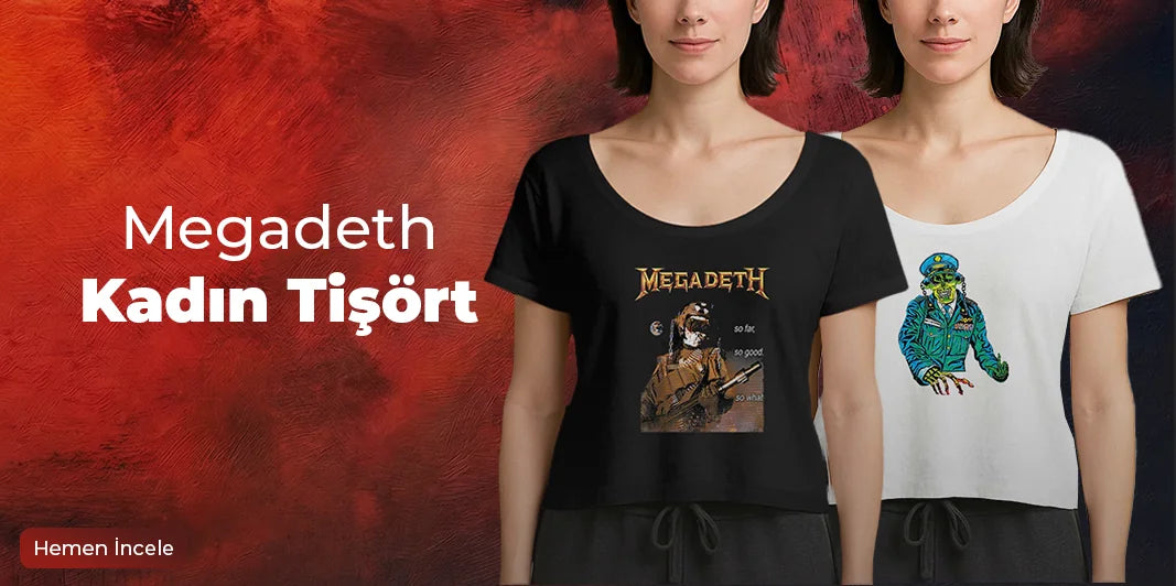 Megadeth Kadın Tişört