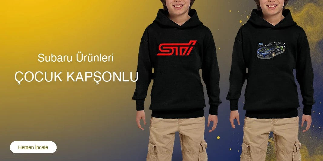 Subaru Çocuk Kapşonlu kapak