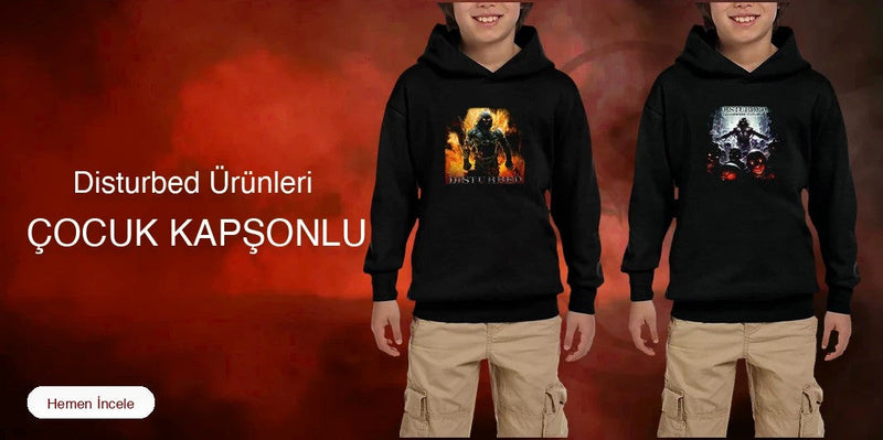 Disturbed Çocuk Kapşonlu