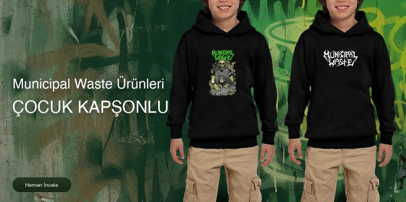 Municipal Waste Çocuk Kapşonlu