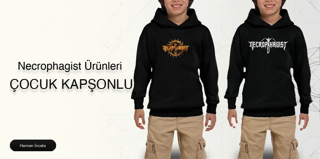 Necrophagist Çocuk Kapşonlu kapak