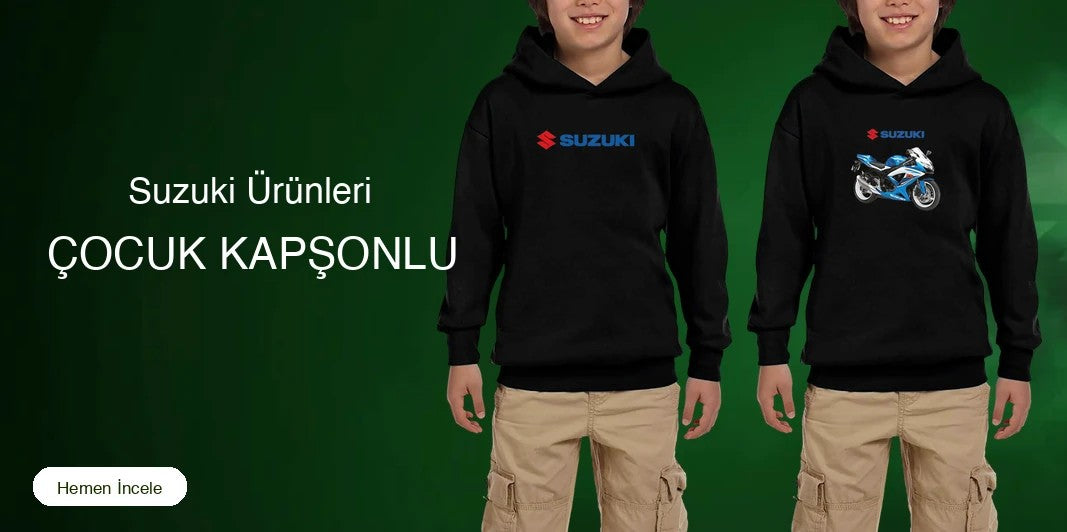 Suzuki Çocuk Kapşonlu kapak