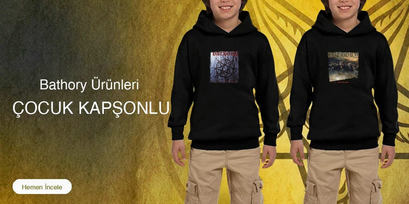 Bathory Çocuk Kapşonlu kapak