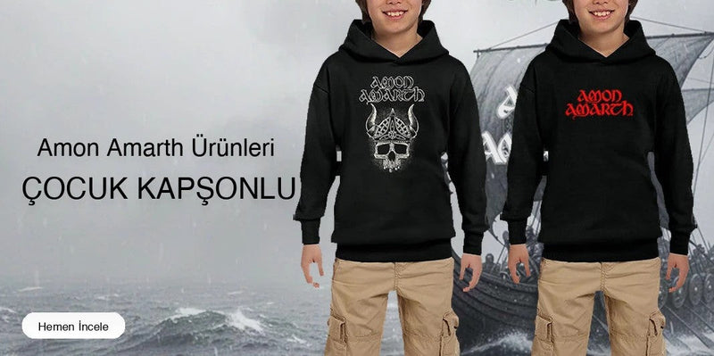 Amon Amarth Çocuk Kapşonlu kapak
