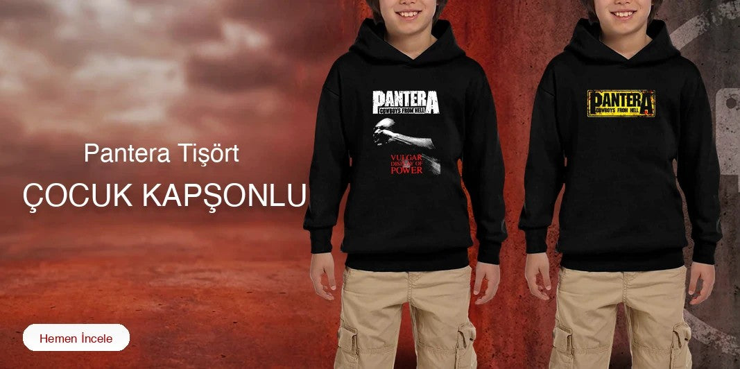 Pantera Çocuk Kapşonlu kapak
