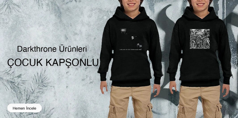 Darkthrone Çocuk Kapşonlu kapak