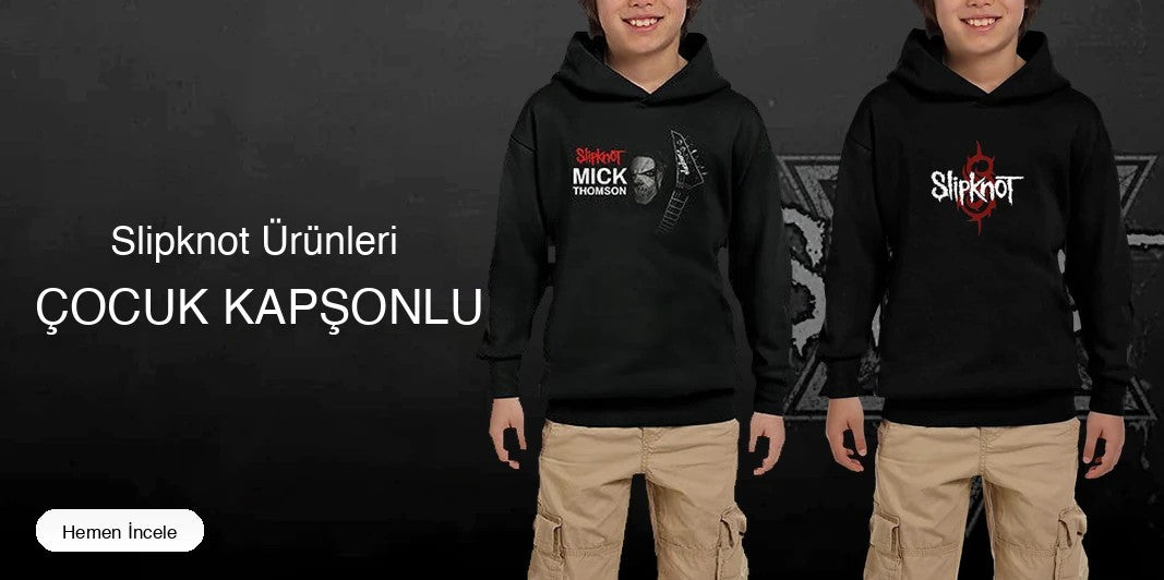 Slipknot Çocuk Kapşonlu kapak