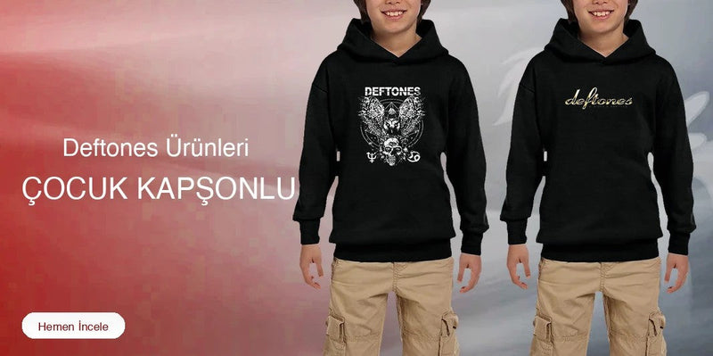 Deftones Çocuk Kapşonlu