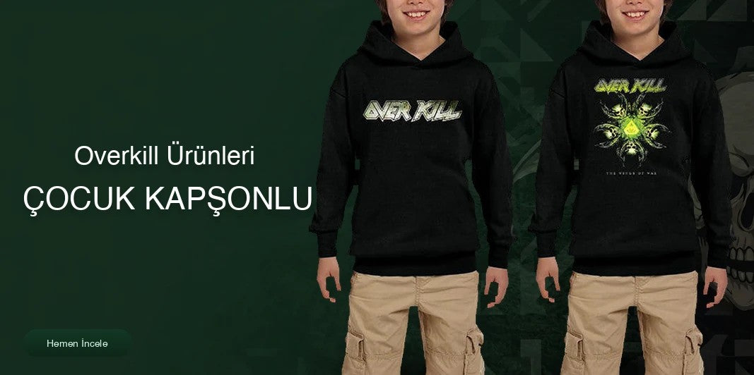 Overkill Çocuk Kapşonlu kapak