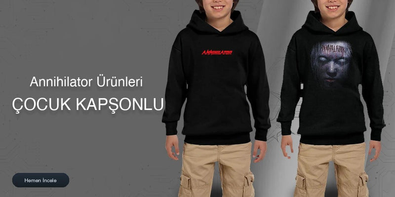 Annihilator Çocuk Kapşonlu