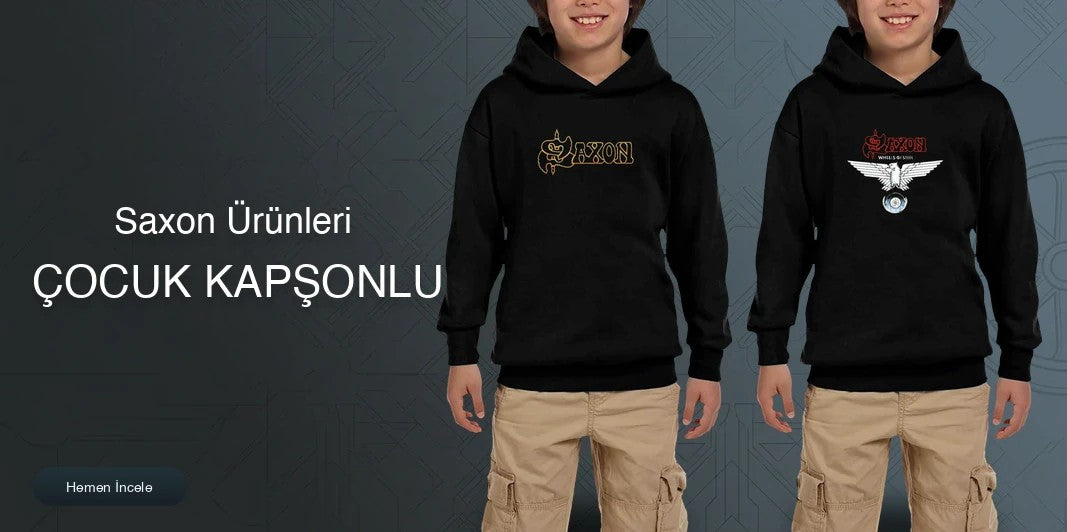 Saxon Çocuk Kapşonlu kapak