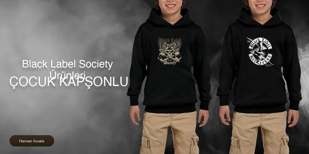 Black Label Society Çocuk Kapşonlu kapak