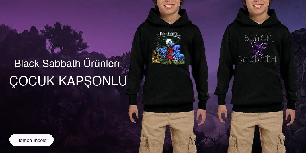 Black Sabbath Çocuk Kapşonlu kapak