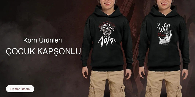 Korn Çocuk Kapşonlu