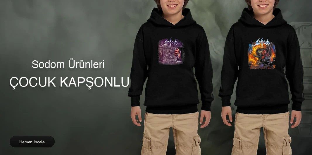Sodom Çocuk Kapşonlu kapak