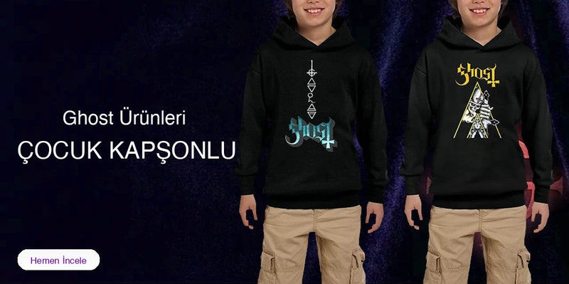 Ghost Çocuk Kapşonlu