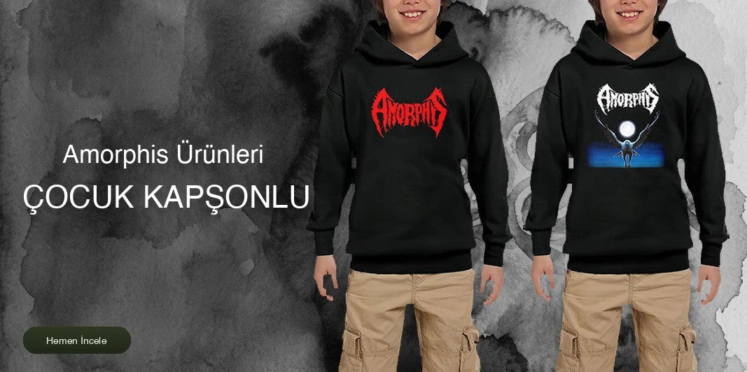 Amorphis Çocuk Kapşonlu kapak