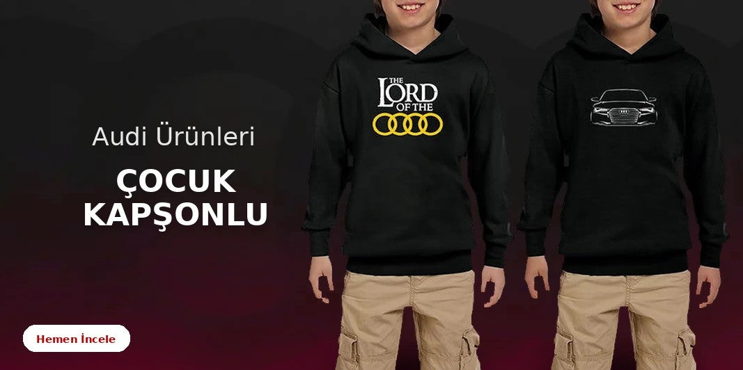 Audi Çocuk Kapşonlu kapak
