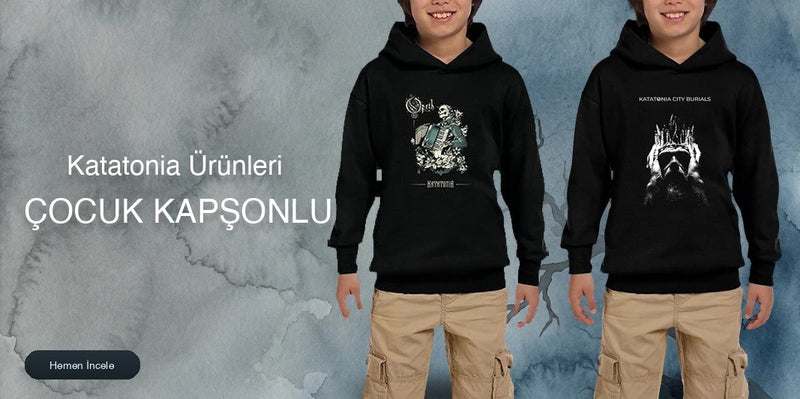Katatonia Çocuk Kapşonlu