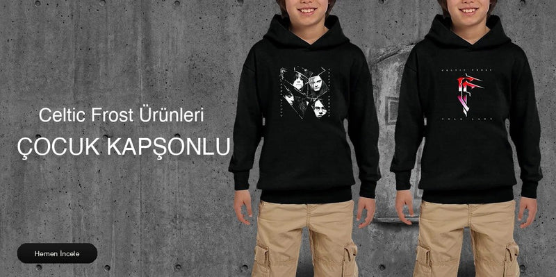Celtic Frost Çocuk Kapşonlu