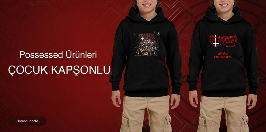 Possessed Çocuk Kapşonlu kapak
