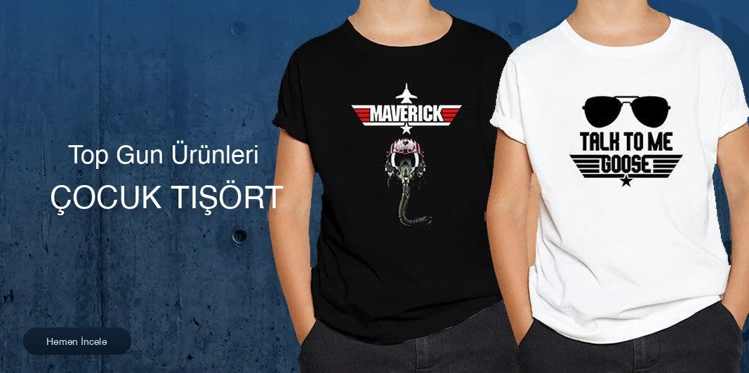 Top Gun Çocuk Tişört kapak