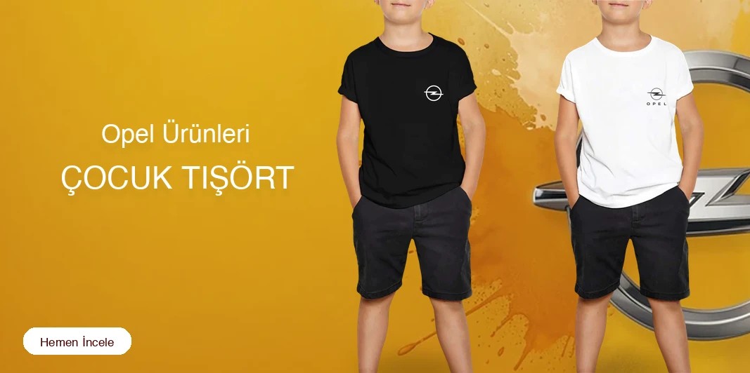 Opel Çocuk Tişört kapak